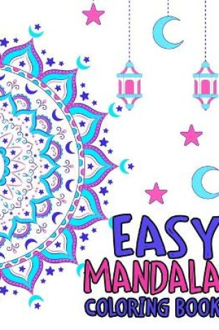 Cover of Easy Mandala Coloring Book