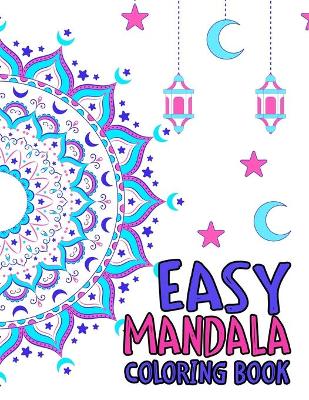 Book cover for Easy Mandala Coloring Book