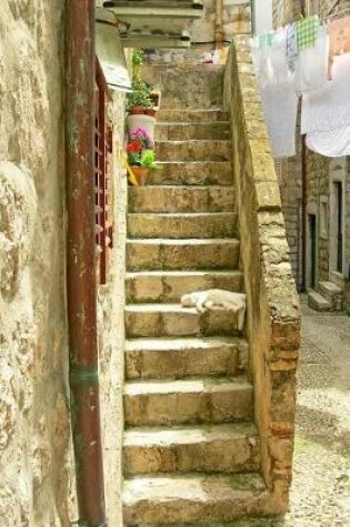 Cover of A Stone Staircase in Dubrovnik, Croatia Journal