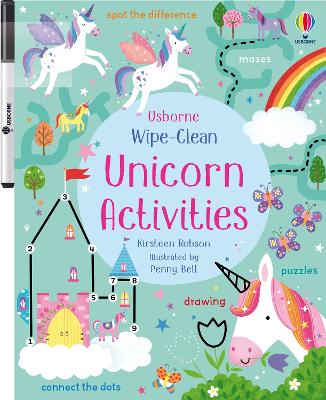 Book cover for Wipe-Clean Unicorn Activities