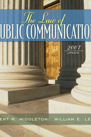 Cover of The Law of Public Communication, 2007 Update Edition