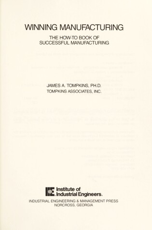 Cover of Winning Manufacturing