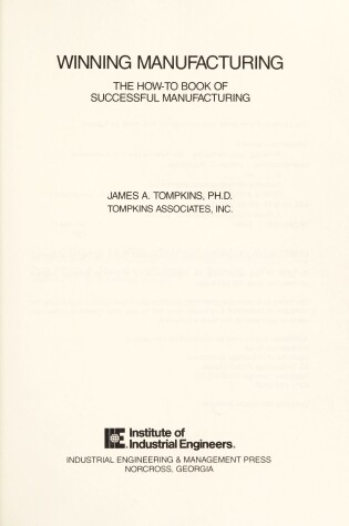 Book cover for Winning Manufacturing