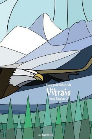 Cover of Livro para Colorir de Vitrais para Adultos 2