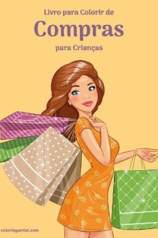 Cover of Livro para Colorir de Compras para Crianças