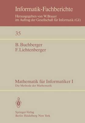 Book cover for Mathematik Fa1/4r Informatiker I