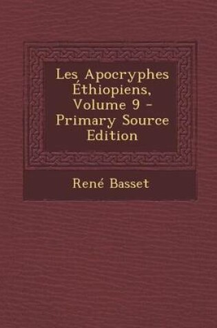 Cover of Les Apocryphes Ethiopiens, Volume 9