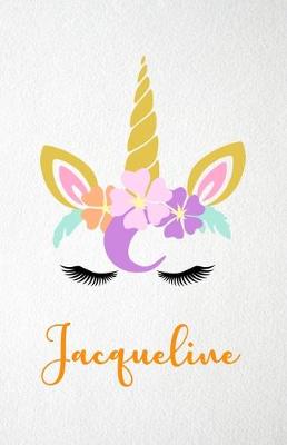 Book cover for Jacqueline A5 Lined Notebook 110 Pages