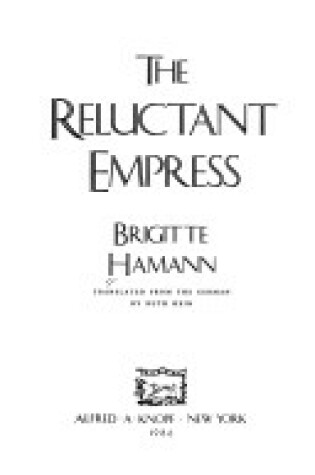 Cover of The Reluctant Empress