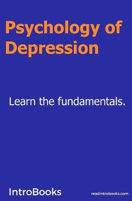 Book cover for Psychology of Depression