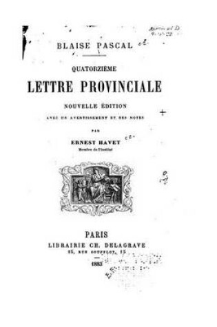 Cover of Quatorzième lettre provinciale