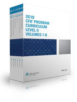 Cover of CFA Program Curriculum 2019 Level II Volumes 1–6 Box Set