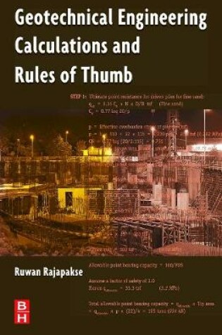 Cover of Geotechnical Engineering Calculations and Rules of Thumb