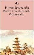 Book cover for Briefe in die chinesische Vergangenheit