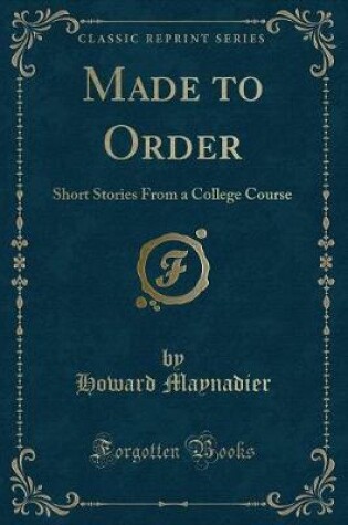 Cover of Made to Order