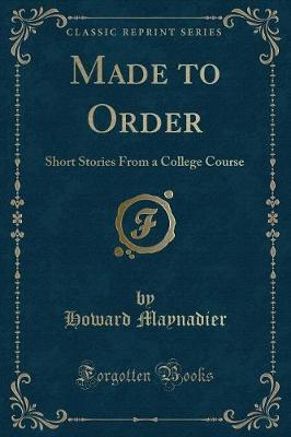 Book cover for Made to Order