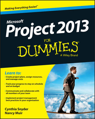 Book cover for Project 2013 For Dummies