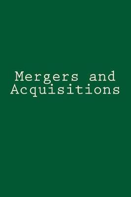 Book cover for Mergers and Acquisitions