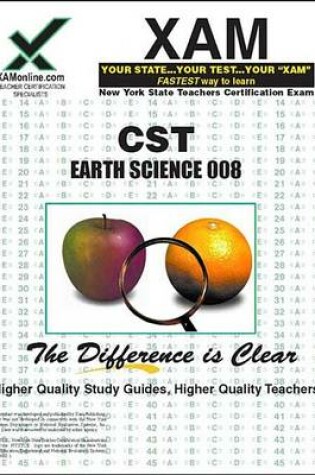 Cover of Cst Earth Science Teacher Certification Exam