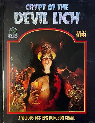 Book cover for Crypt of the Devil Lich - DCC RPG Edition