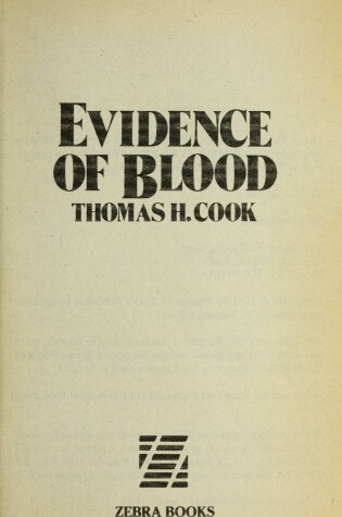 Cover of Evidence of Blood