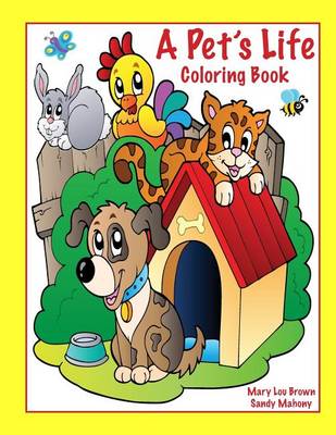 Book cover for A Pet's Life Coloring Book