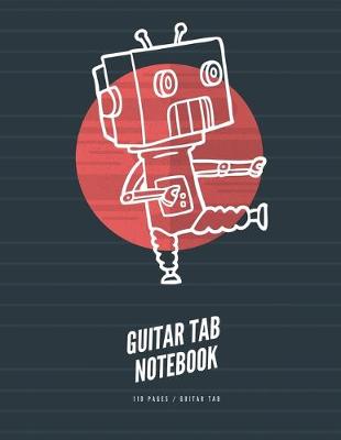 Book cover for Guitar Tab Notebook