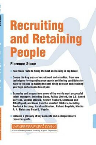 Cover of Recruiting and Retaining People