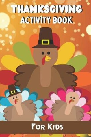 Cover of Thanksgiving Activity Book for kids
