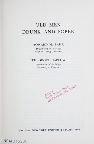 Book cover for Old Men Drunk and Sober Old Men Drunk and Sober