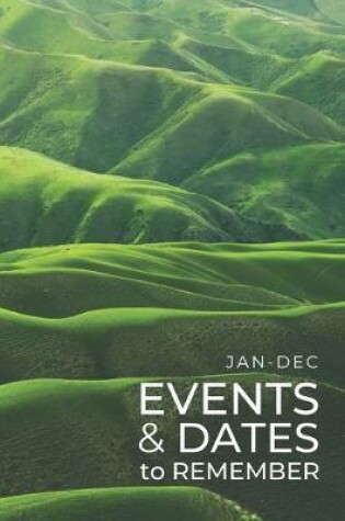 Cover of JAN-DEC Events & Dates to Remember