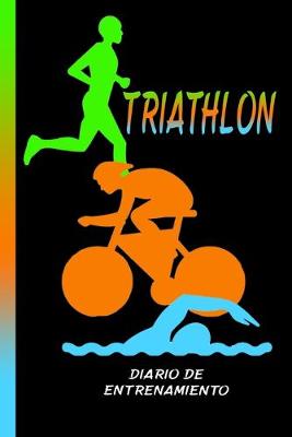 Book cover for Triathlon diario de entrenamiento