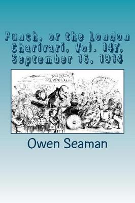 Book cover for Punch, or the London Charivari, Vol. 147, September 16, 1914