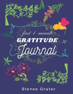 Book cover for Fast 1-minute Gratitude Journal