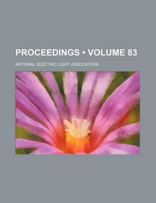 Book cover for Proceedings (Volume 83)