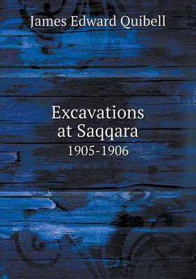 Book cover for Excavations at Saqqara 1905-1906