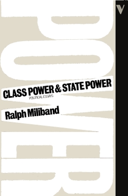 Book cover for Class Power and State Power