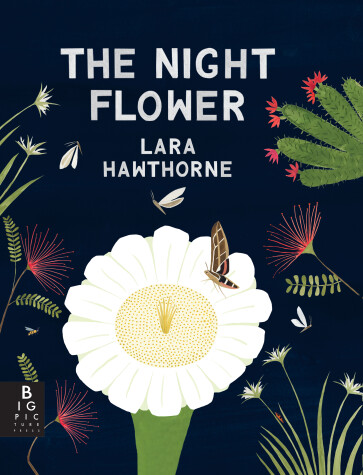 Book cover for The Night Flower: The Blooming of the Saguaro Cactus