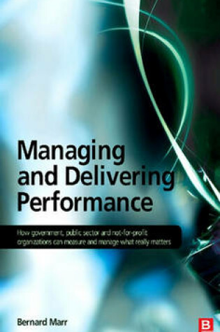 Cover of Managing and Delivering Performance
