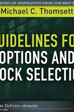 Cover of Guidelines for Options and Stock Selection