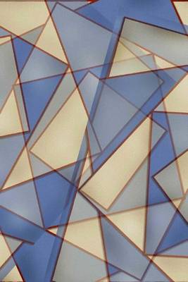 Book cover for Blue and White Triangles in Abstract