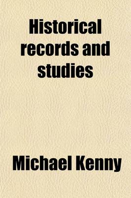 Book cover for Historical Records and Studies (Volume 7)