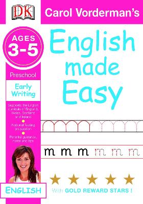 Book cover for English Made Easy Early Writing Ages 3-5 Preschool Key Stage 0