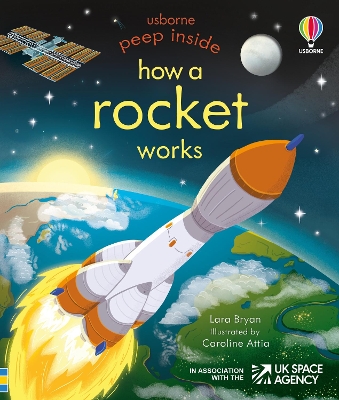 Book cover for Peep Inside How a Rocket Works