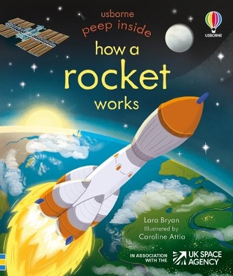 Book cover for Peep Inside How a Rocket Works