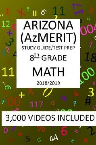 Cover of 8th Grade ARIZONA AzMERIT, MATH, Test Prep