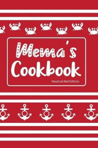 Cover of Mema's Cookbook Nautical Red Edition