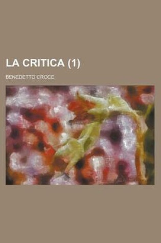 Cover of La Critica (1)