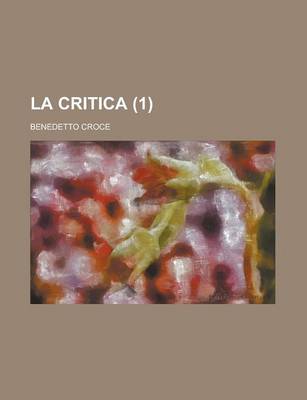 Book cover for La Critica (1)