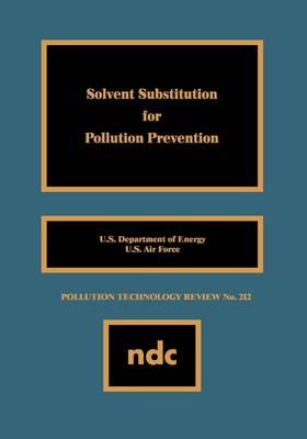 Book cover for Solvent Substitution for Pollution Prevention